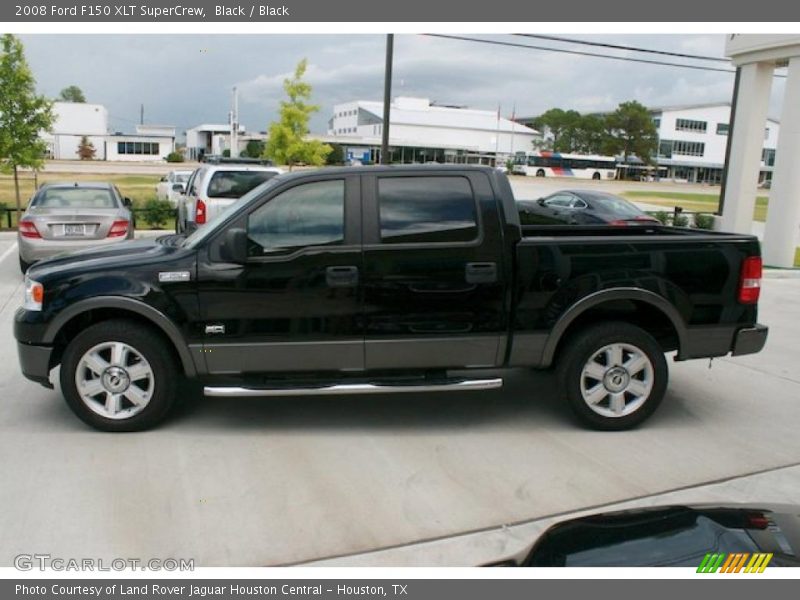 Black / Black 2008 Ford F150 XLT SuperCrew
