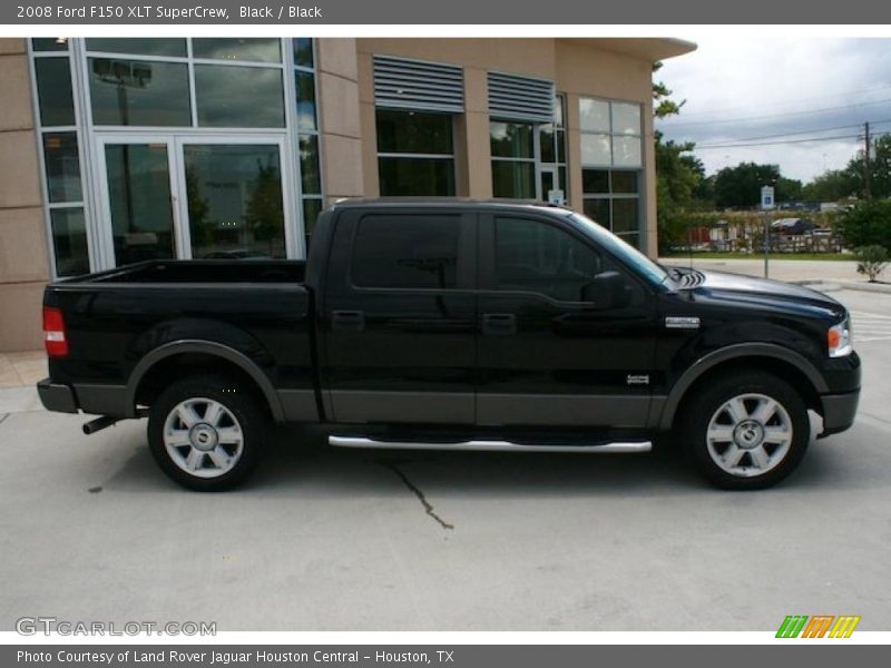 Black / Black 2008 Ford F150 XLT SuperCrew