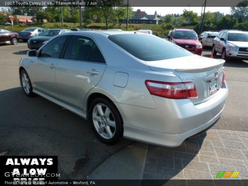 Titanium Metallic / Ash 2007 Toyota Camry SE V6