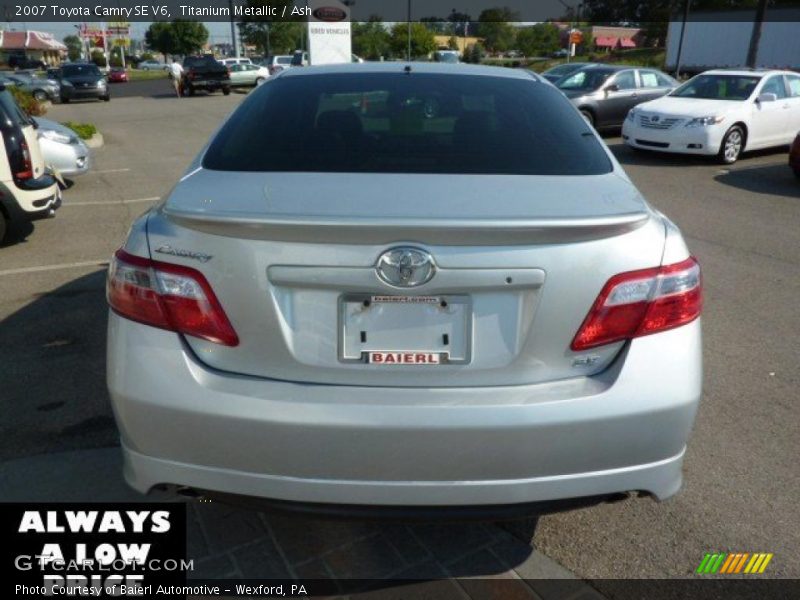 Titanium Metallic / Ash 2007 Toyota Camry SE V6