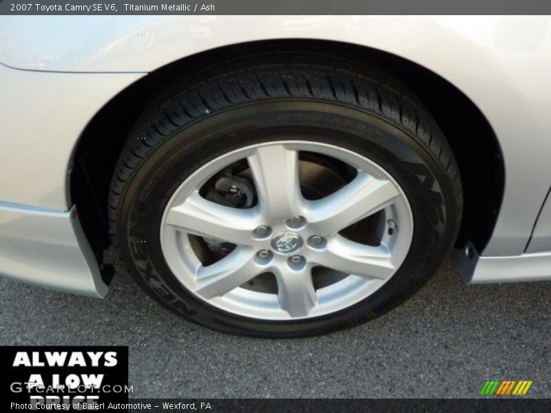 Titanium Metallic / Ash 2007 Toyota Camry SE V6