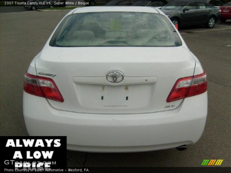 Super White / Bisque 2007 Toyota Camry XLE V6
