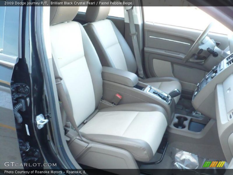 Brilliant Black Crystal Pearl / Pastel Pebble Beige 2009 Dodge Journey R/T