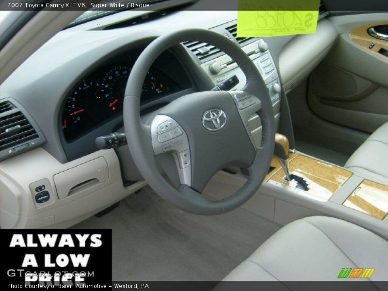 Super White / Bisque 2007 Toyota Camry XLE V6