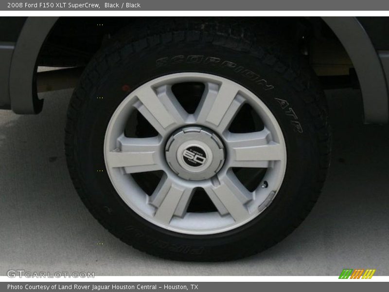 Black / Black 2008 Ford F150 XLT SuperCrew