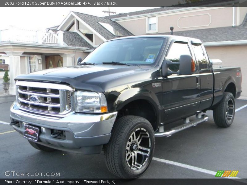 Black / Black 2003 Ford F250 Super Duty FX4 SuperCab 4x4