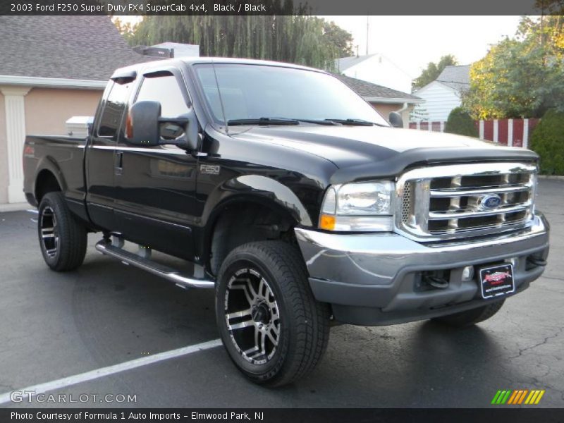 Black / Black 2003 Ford F250 Super Duty FX4 SuperCab 4x4