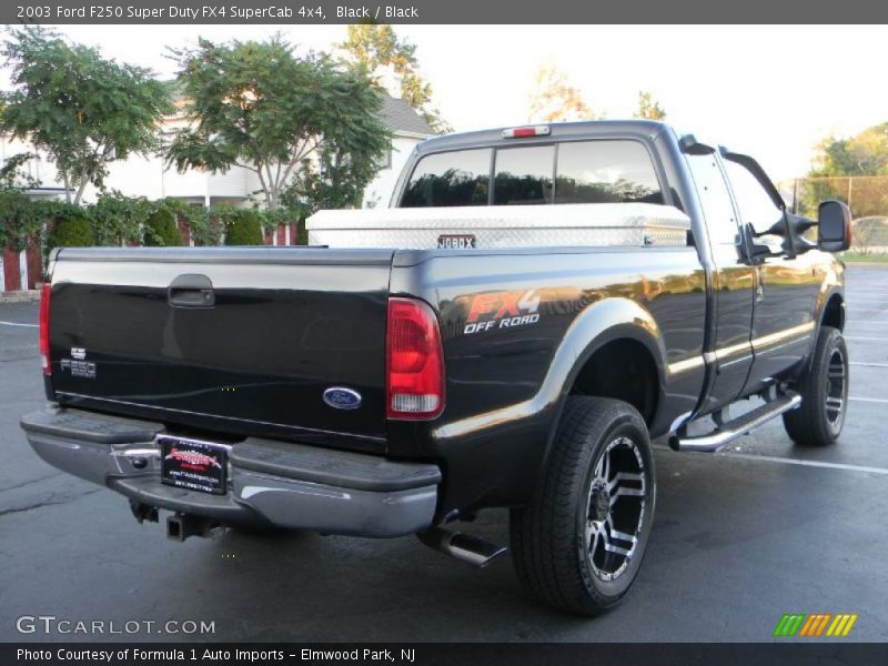 Black / Black 2003 Ford F250 Super Duty FX4 SuperCab 4x4