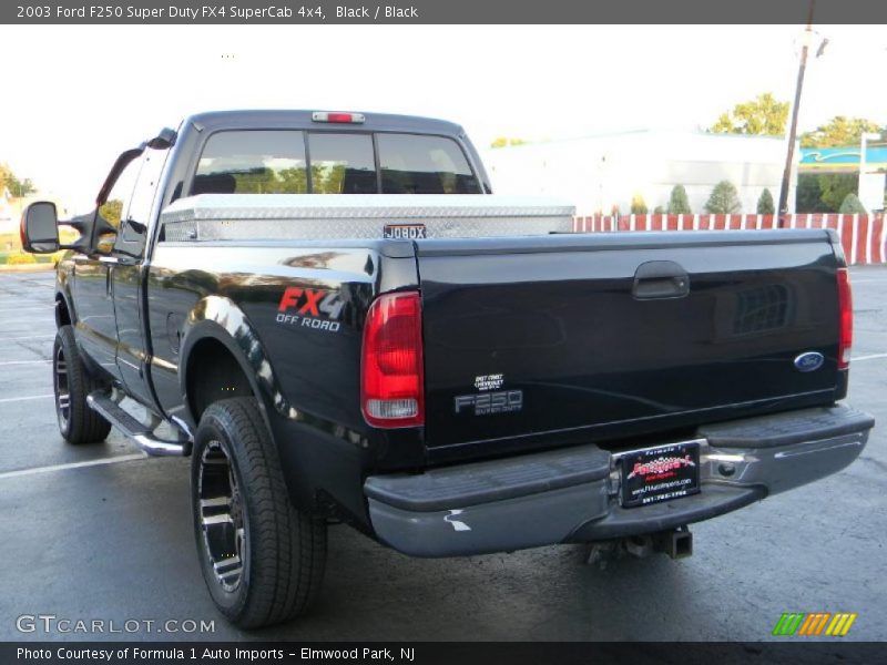 Black / Black 2003 Ford F250 Super Duty FX4 SuperCab 4x4