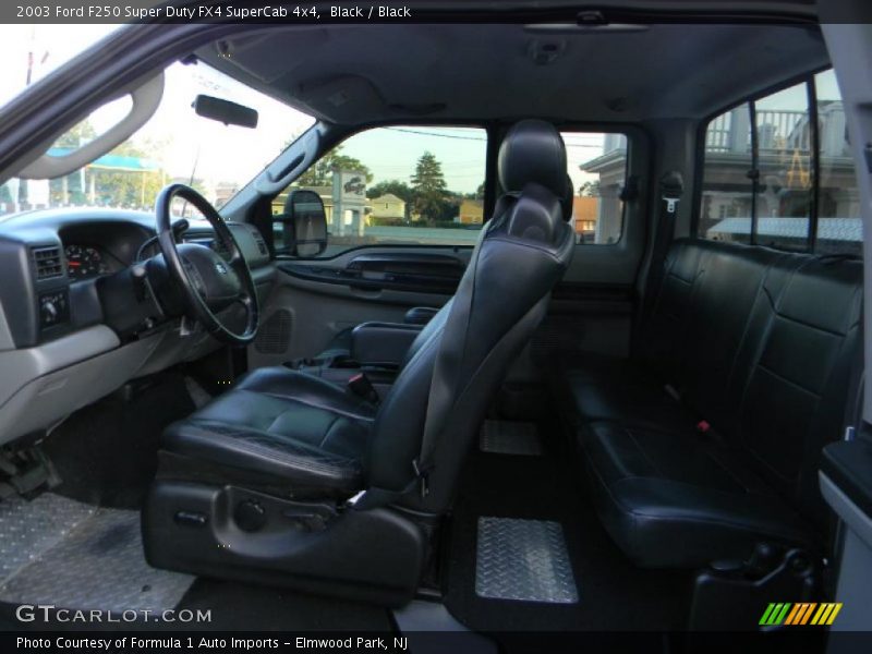 Black / Black 2003 Ford F250 Super Duty FX4 SuperCab 4x4