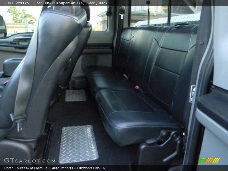 Black / Black 2003 Ford F250 Super Duty FX4 SuperCab 4x4