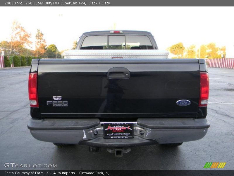 Black / Black 2003 Ford F250 Super Duty FX4 SuperCab 4x4