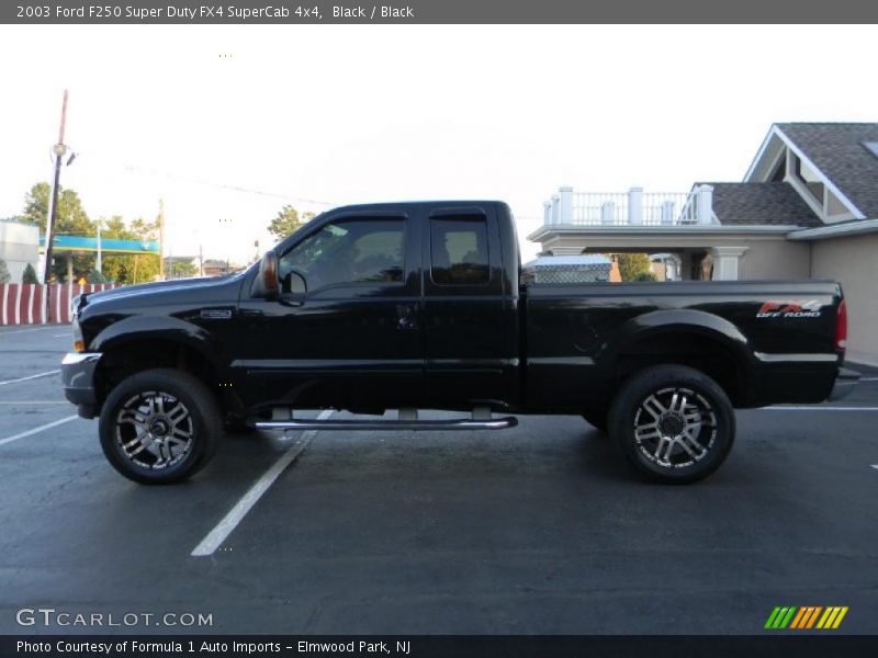 Black / Black 2003 Ford F250 Super Duty FX4 SuperCab 4x4