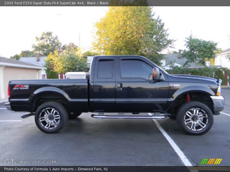 Black / Black 2003 Ford F250 Super Duty FX4 SuperCab 4x4