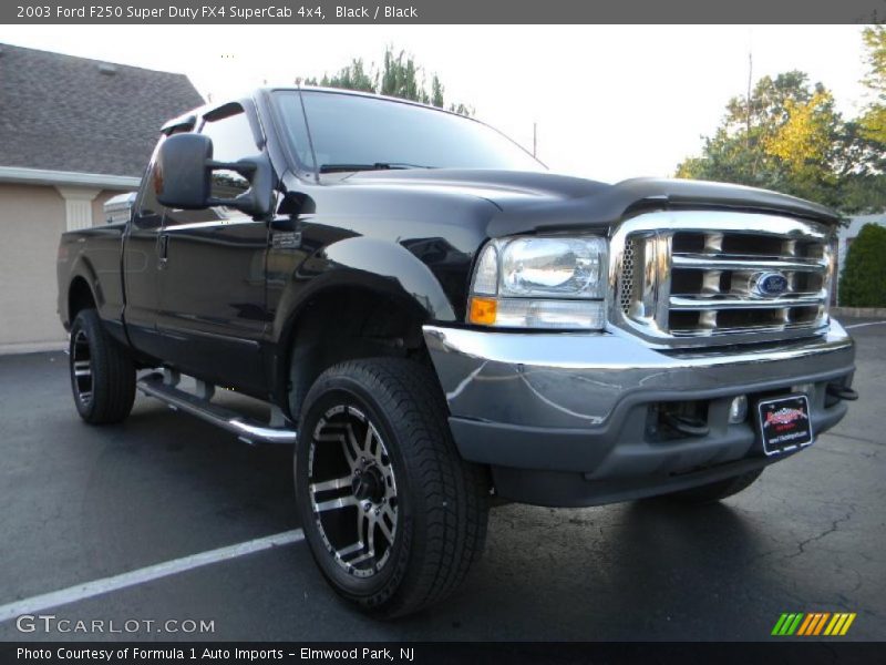 Black / Black 2003 Ford F250 Super Duty FX4 SuperCab 4x4