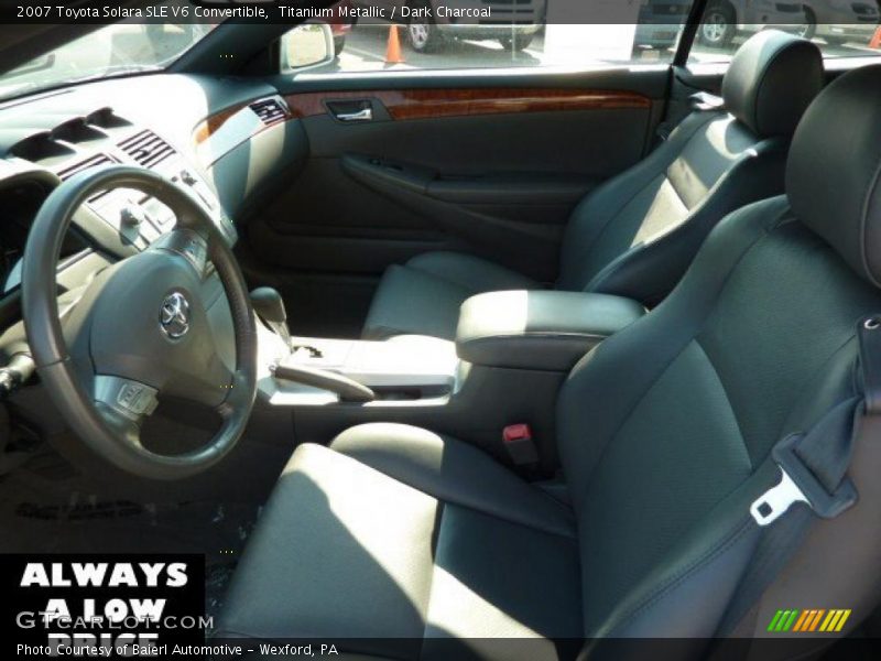 Titanium Metallic / Dark Charcoal 2007 Toyota Solara SLE V6 Convertible