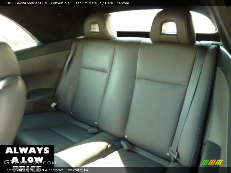 Titanium Metallic / Dark Charcoal 2007 Toyota Solara SLE V6 Convertible