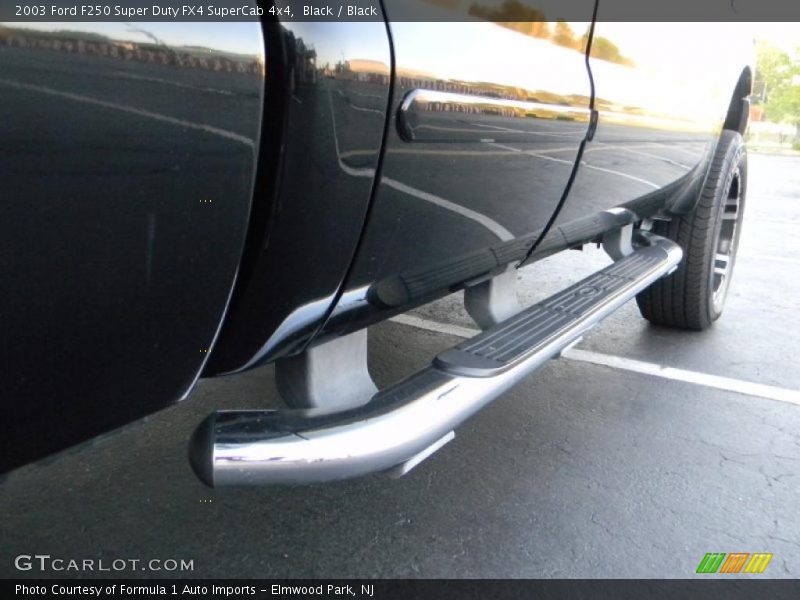 Black / Black 2003 Ford F250 Super Duty FX4 SuperCab 4x4