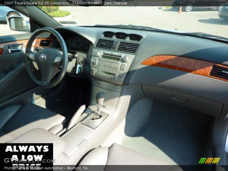 Titanium Metallic / Dark Charcoal 2007 Toyota Solara SLE V6 Convertible