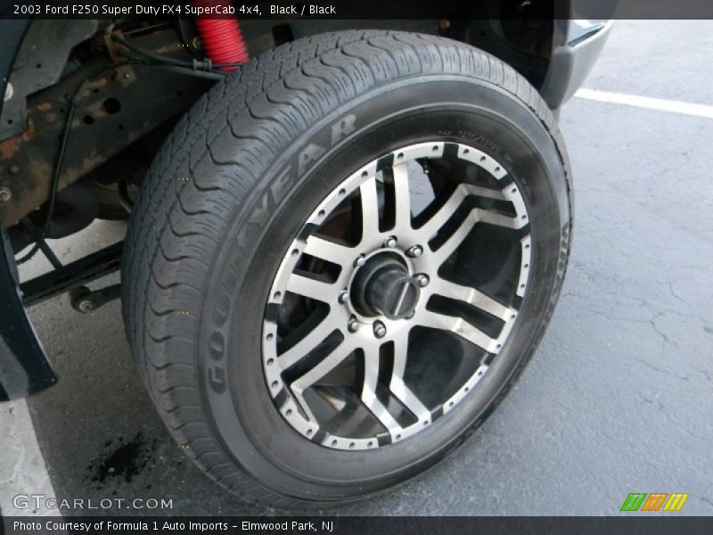 Black / Black 2003 Ford F250 Super Duty FX4 SuperCab 4x4