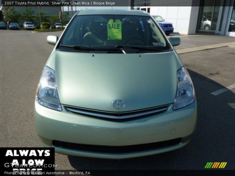 Silver Pine Green Mica / Bisque Beige 2007 Toyota Prius Hybrid