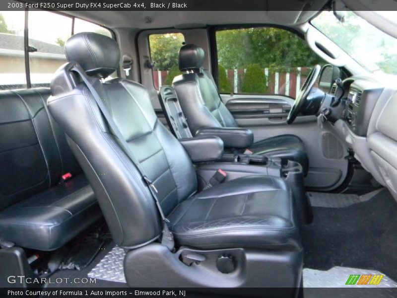 Black / Black 2003 Ford F250 Super Duty FX4 SuperCab 4x4