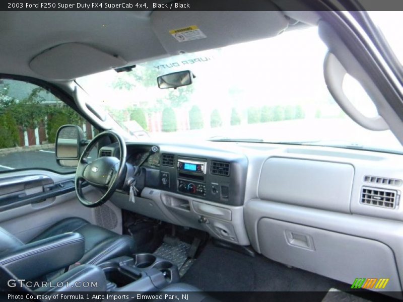 Black / Black 2003 Ford F250 Super Duty FX4 SuperCab 4x4