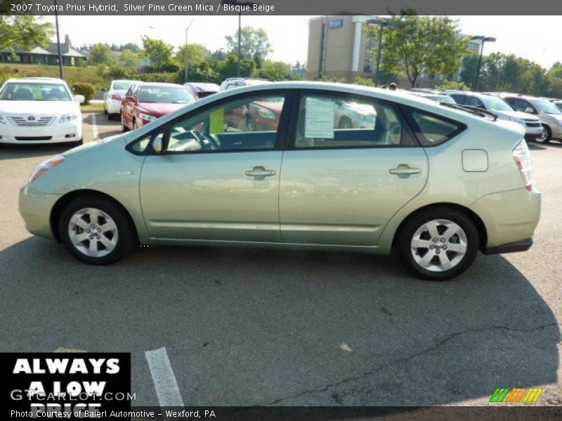 Silver Pine Green Mica / Bisque Beige 2007 Toyota Prius Hybrid