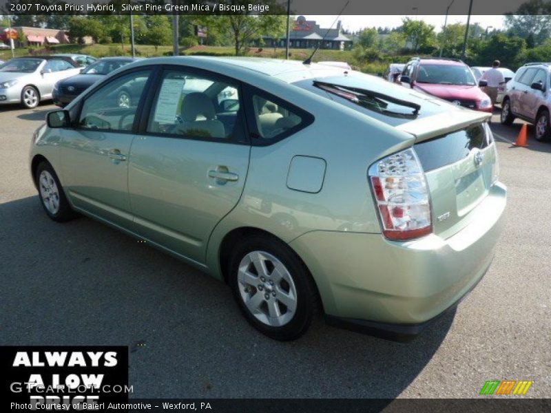 Silver Pine Green Mica / Bisque Beige 2007 Toyota Prius Hybrid
