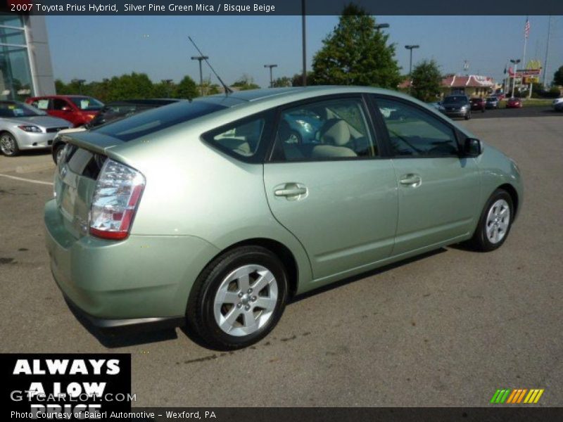 Silver Pine Green Mica / Bisque Beige 2007 Toyota Prius Hybrid
