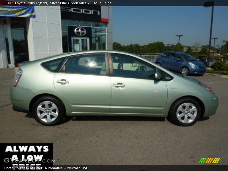 Silver Pine Green Mica / Bisque Beige 2007 Toyota Prius Hybrid