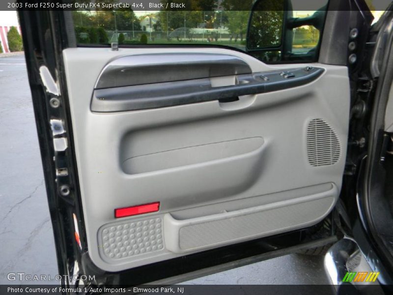 Black / Black 2003 Ford F250 Super Duty FX4 SuperCab 4x4