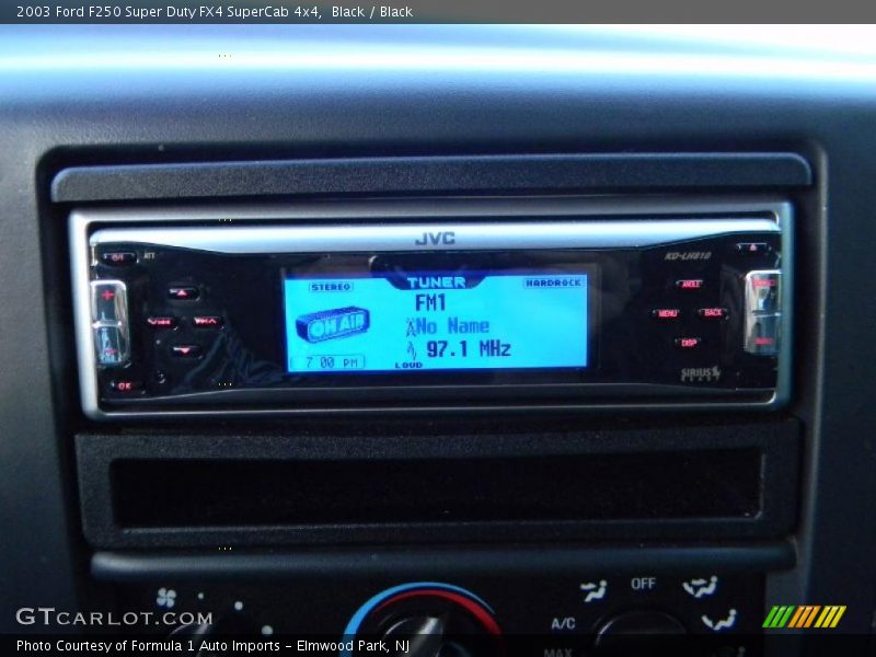 Black / Black 2003 Ford F250 Super Duty FX4 SuperCab 4x4