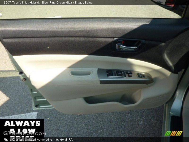 Silver Pine Green Mica / Bisque Beige 2007 Toyota Prius Hybrid