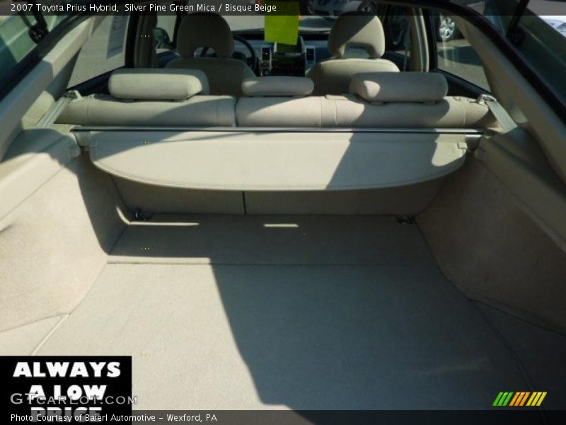 Silver Pine Green Mica / Bisque Beige 2007 Toyota Prius Hybrid