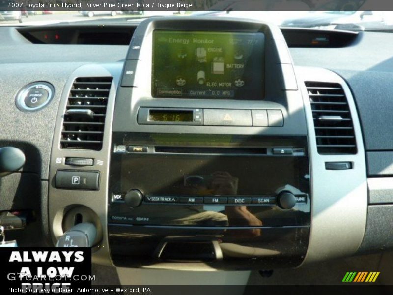 Silver Pine Green Mica / Bisque Beige 2007 Toyota Prius Hybrid