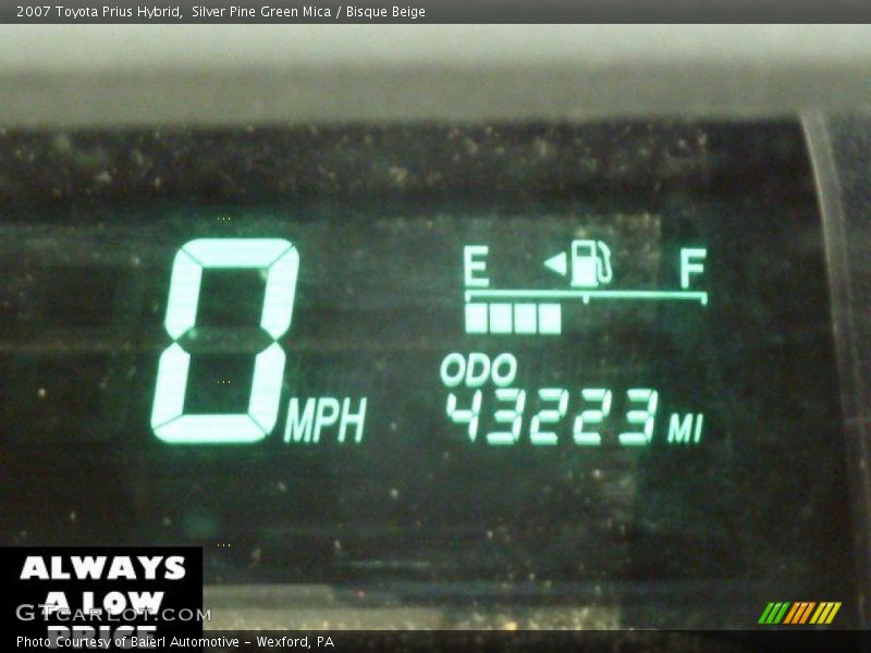 Silver Pine Green Mica / Bisque Beige 2007 Toyota Prius Hybrid