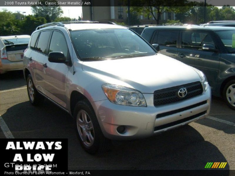 Classic Silver Metallic / Ash 2008 Toyota RAV4 I4