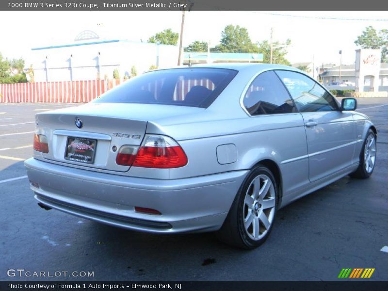 Titanium Silver Metallic / Grey 2000 BMW 3 Series 323i Coupe