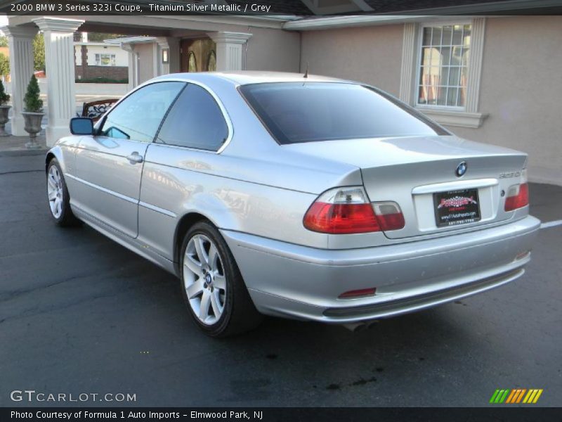 Titanium Silver Metallic / Grey 2000 BMW 3 Series 323i Coupe