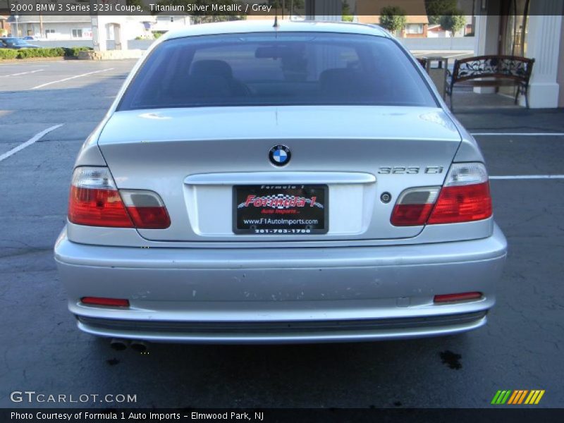 Titanium Silver Metallic / Grey 2000 BMW 3 Series 323i Coupe