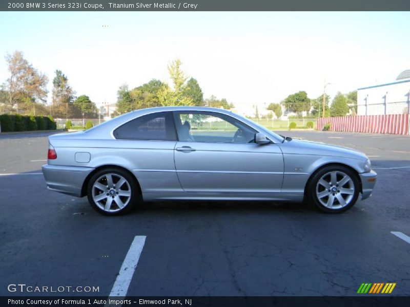 Titanium Silver Metallic / Grey 2000 BMW 3 Series 323i Coupe