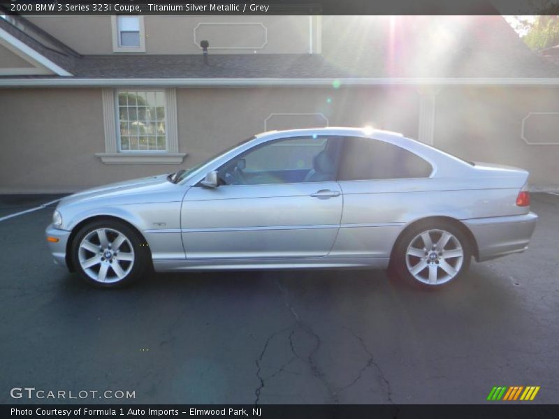 Titanium Silver Metallic / Grey 2000 BMW 3 Series 323i Coupe