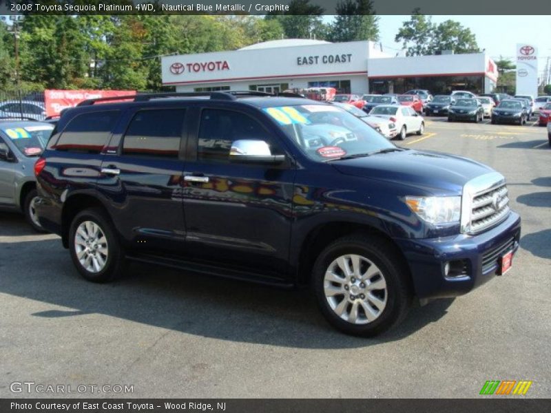 Nautical Blue Metallic / Graphite 2008 Toyota Sequoia Platinum 4WD
