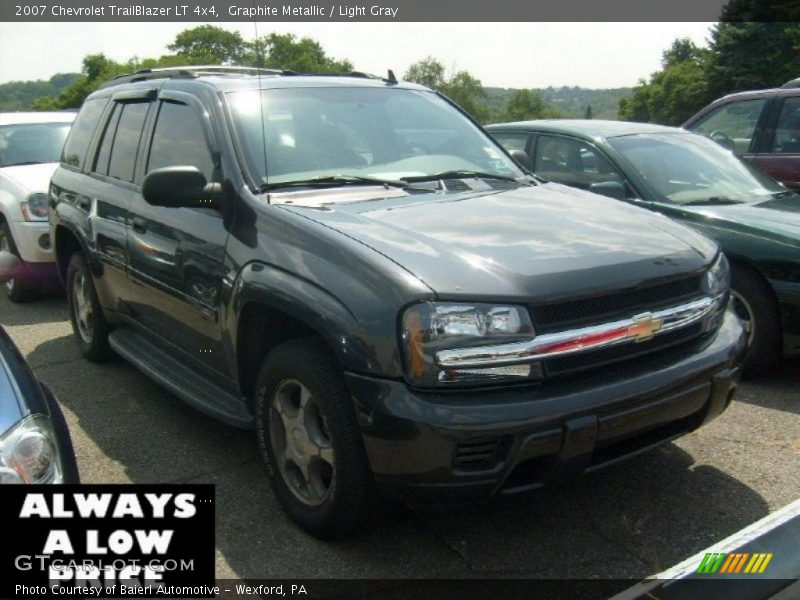 Graphite Metallic / Light Gray 2007 Chevrolet TrailBlazer LT 4x4