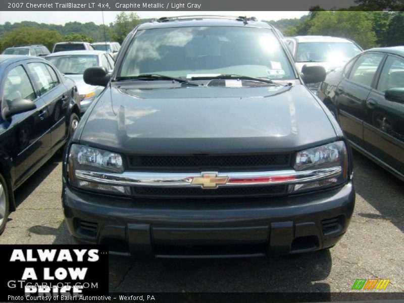 Graphite Metallic / Light Gray 2007 Chevrolet TrailBlazer LT 4x4