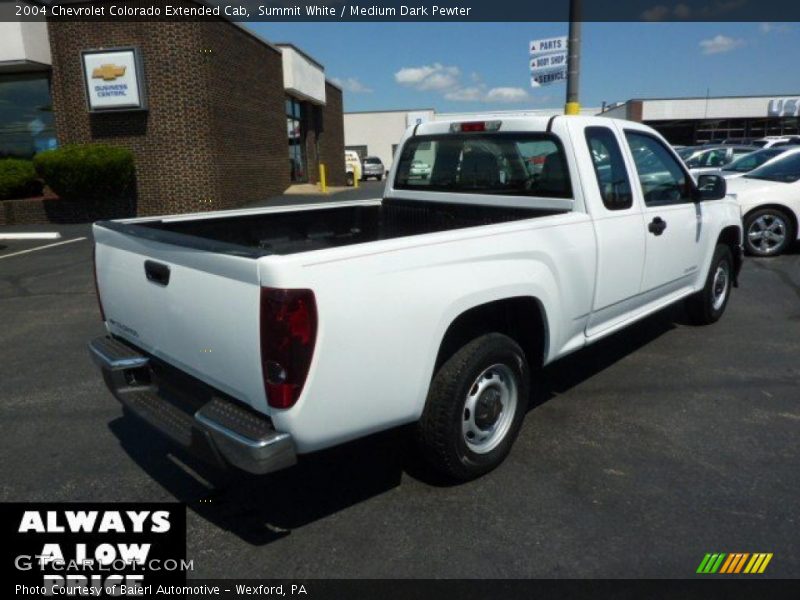 Summit White / Medium Dark Pewter 2004 Chevrolet Colorado Extended Cab