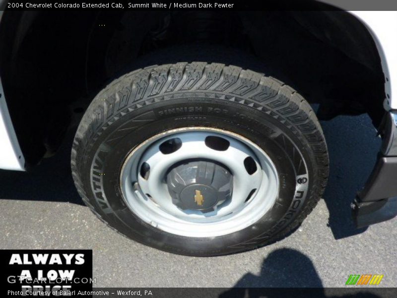 Summit White / Medium Dark Pewter 2004 Chevrolet Colorado Extended Cab