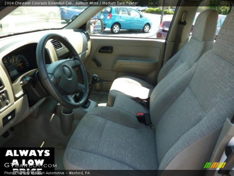 Summit White / Medium Dark Pewter 2004 Chevrolet Colorado Extended Cab