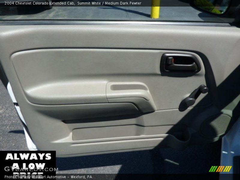 Summit White / Medium Dark Pewter 2004 Chevrolet Colorado Extended Cab